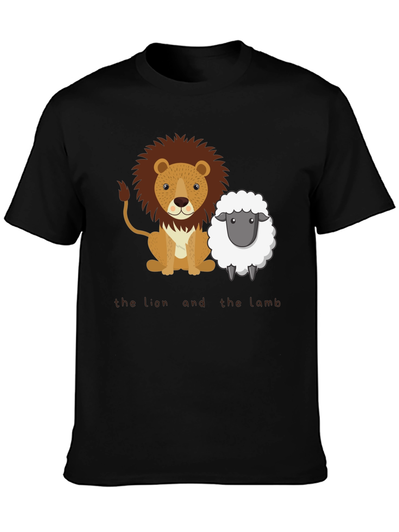 Black Lion and Lamb Graphic Tee view 3