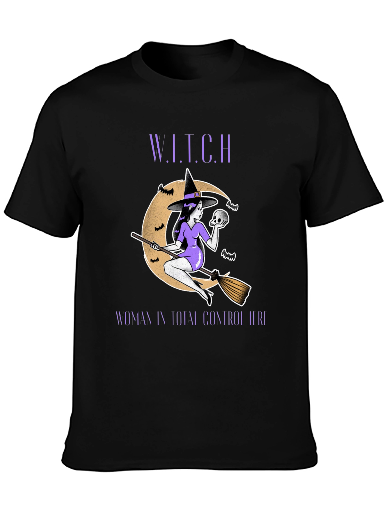 W.I.T.C.H. Graphic Tee - Woman in Total Control Here - 3