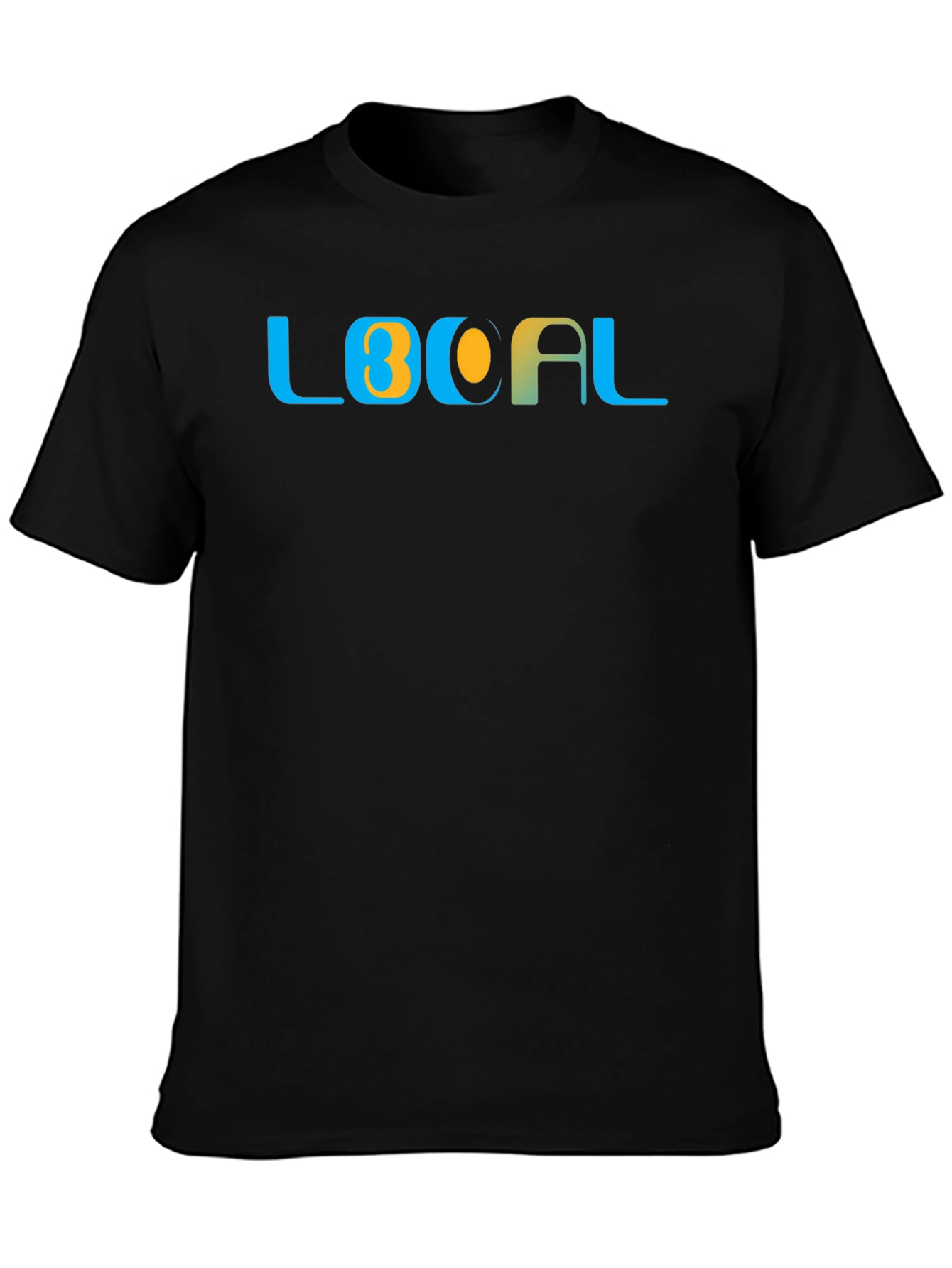 Black Local Graphic Tee - Stylish Everyday Wear view 3