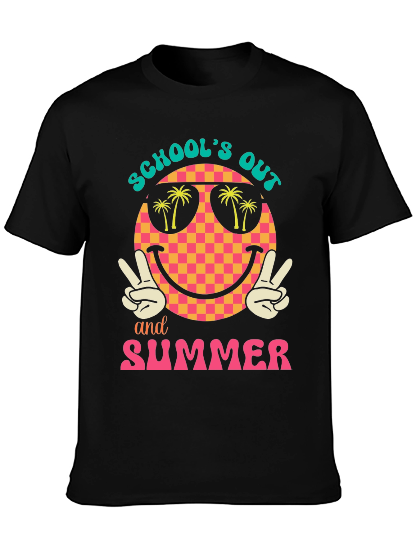 Black School's Out Summer T-Shirt view 3