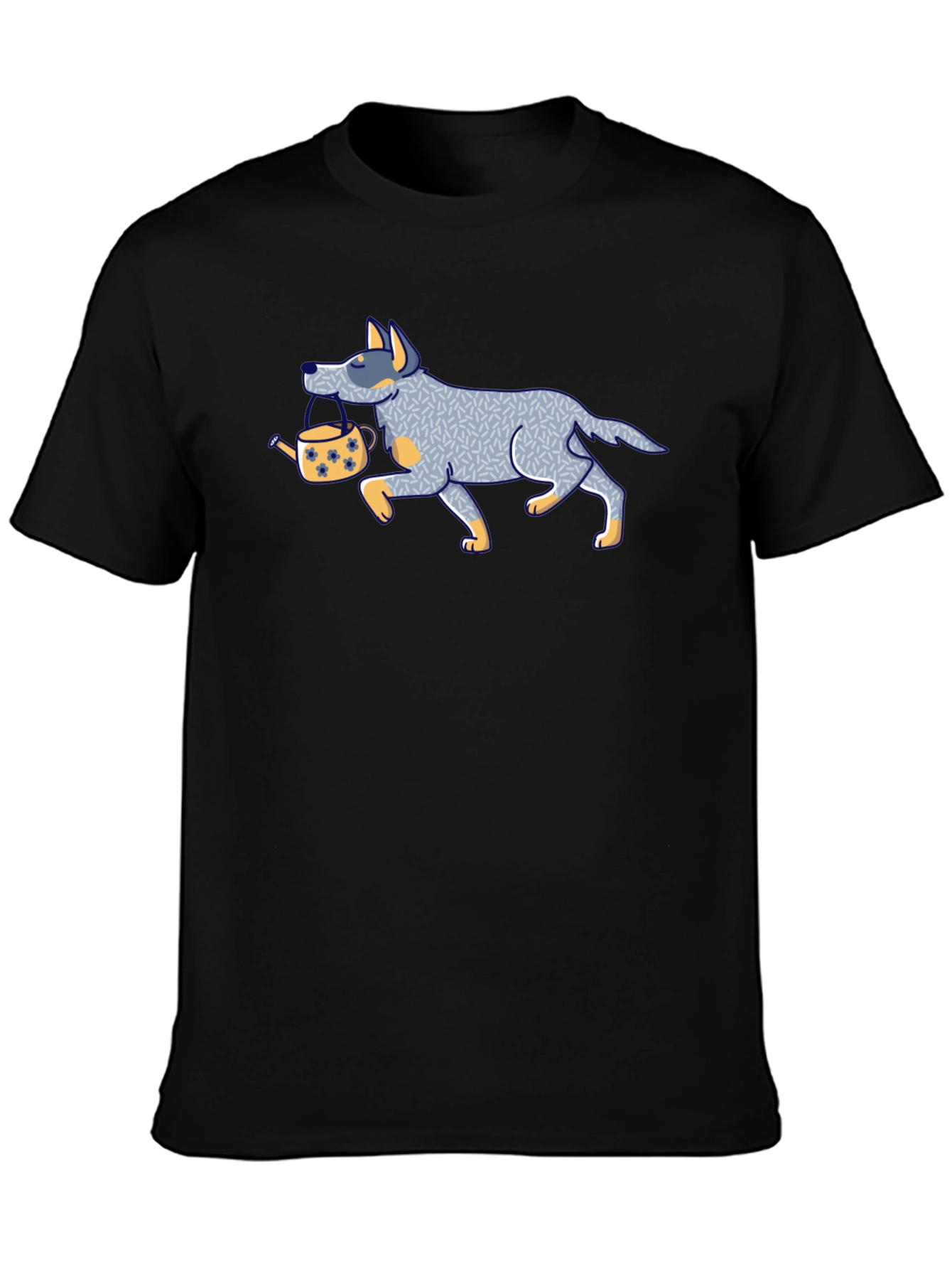 Dog with Teapot Graphic Tee - 3
