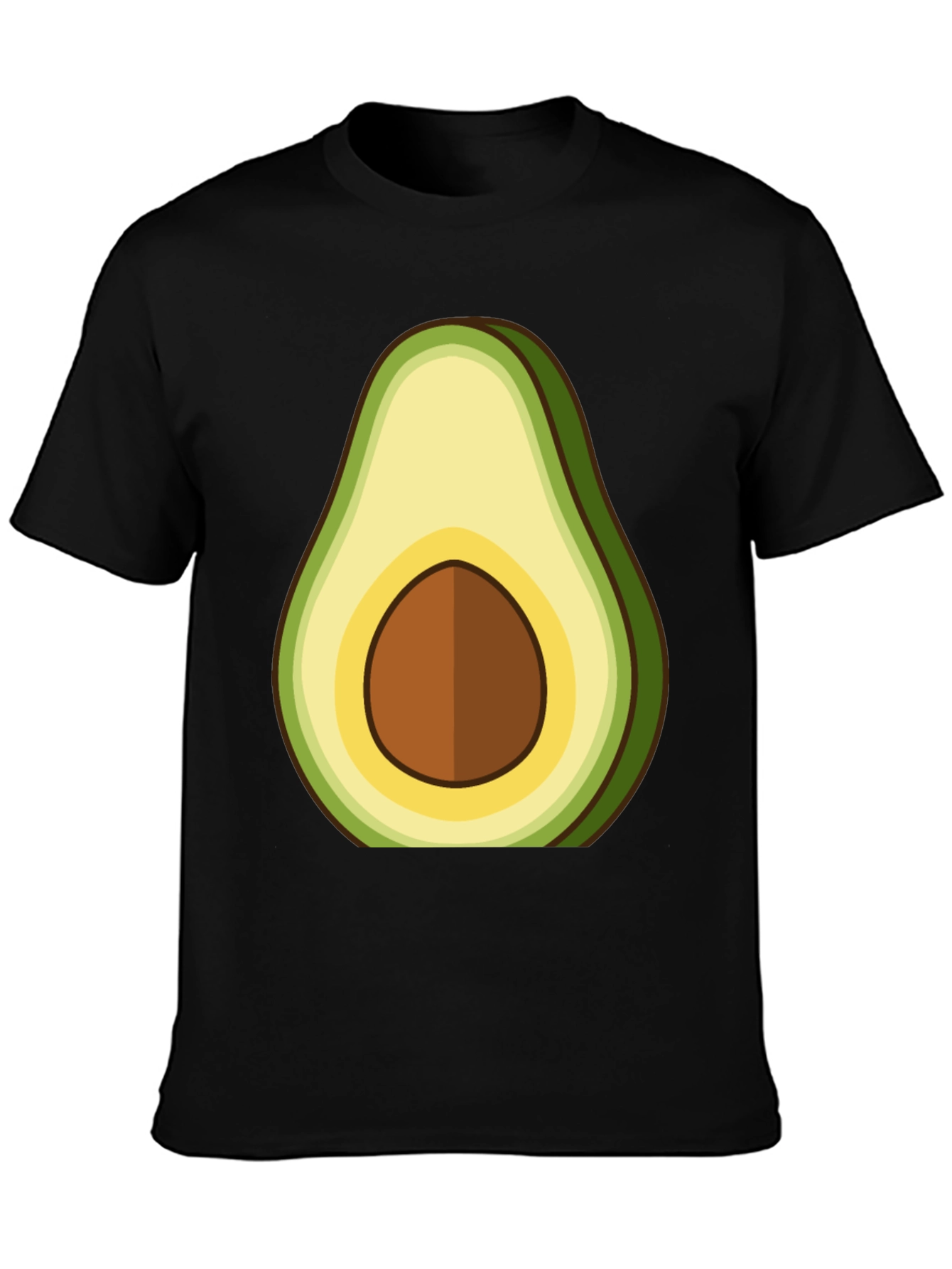 Black Avocado Graphic Tee - Fresh & Fun! view 3