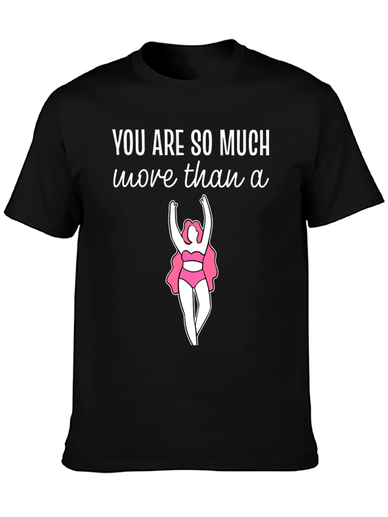Black Empowering Black T-Shirt - You Are So Much More view 3