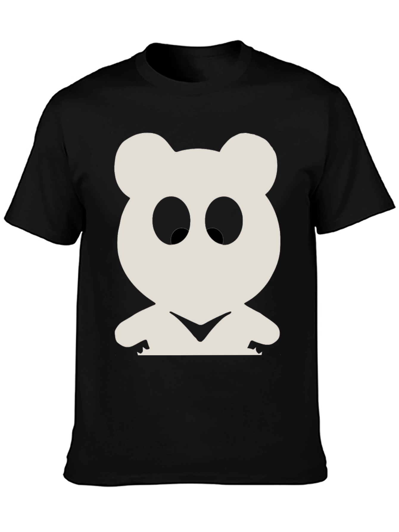 Black Bear Graphic Tee - Black Unisex T-Shirt view 3