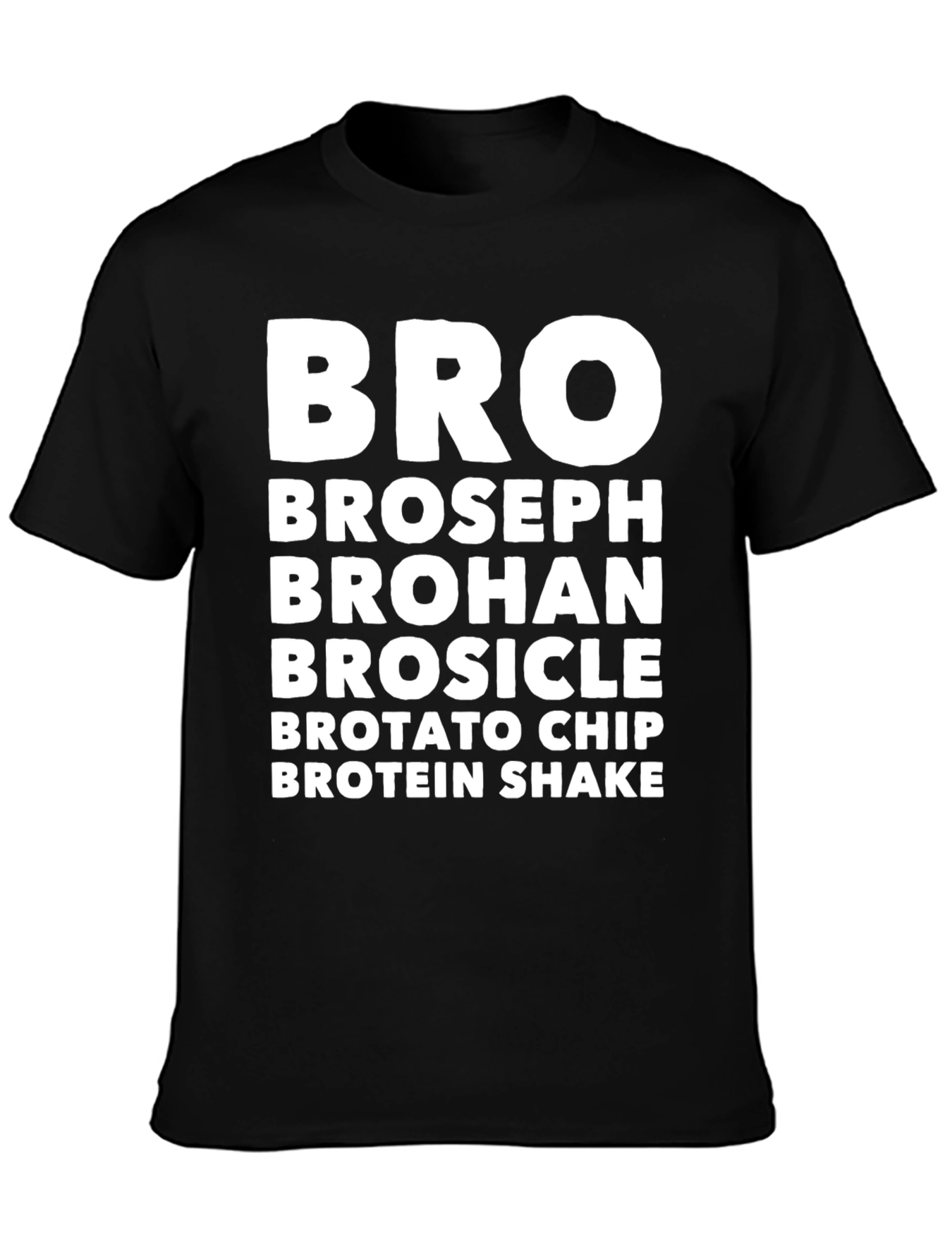 Black Bro Novelty Graphic T-Shirt view 3