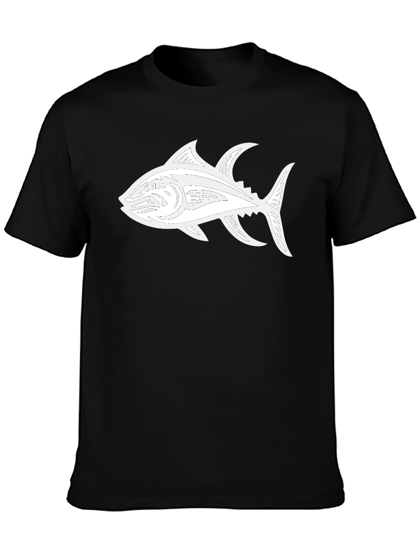 Black Black Tuna Graphic Tee - Stylish Comfort view 3