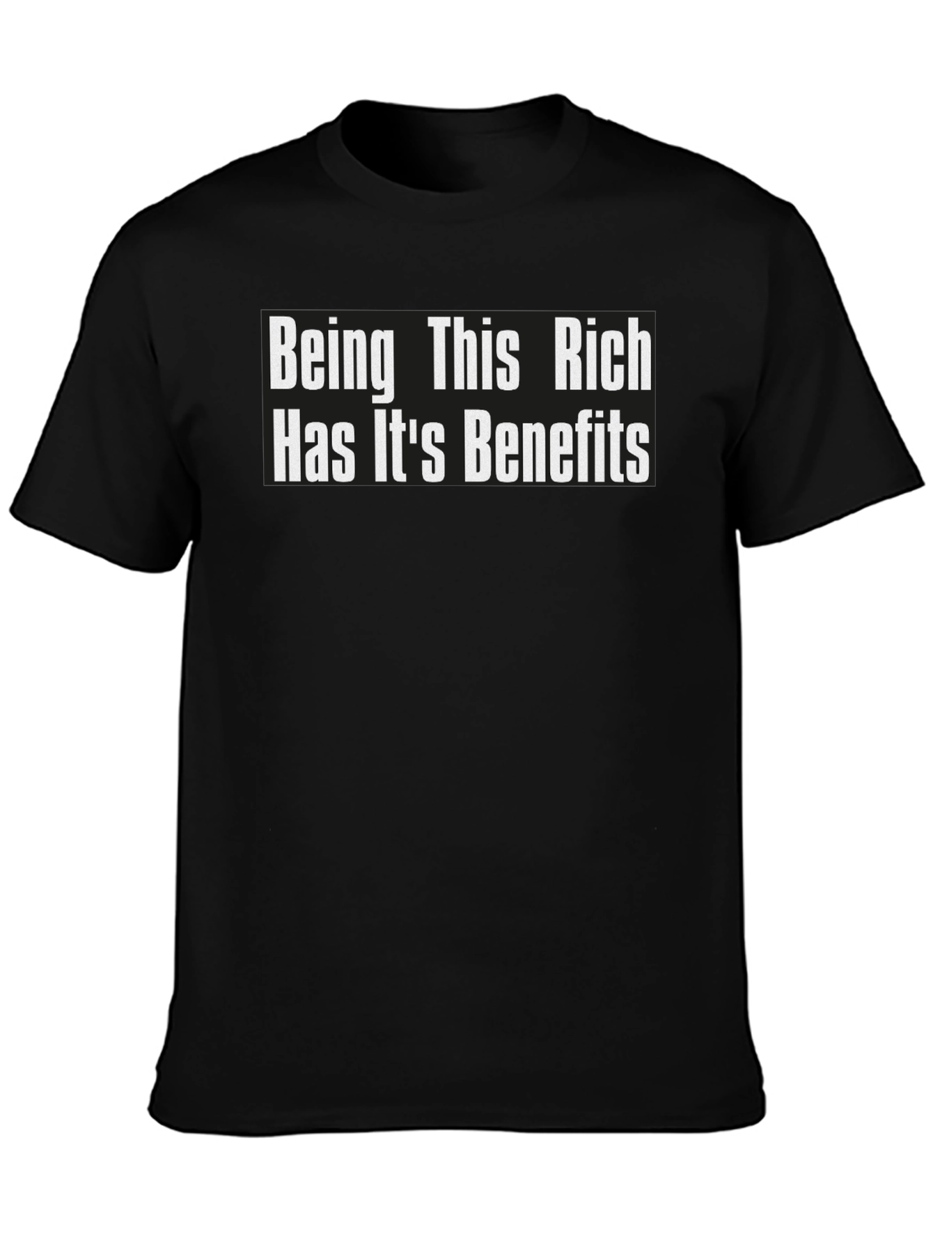 Black Being This Rich Funny Black T-Shirt view 3