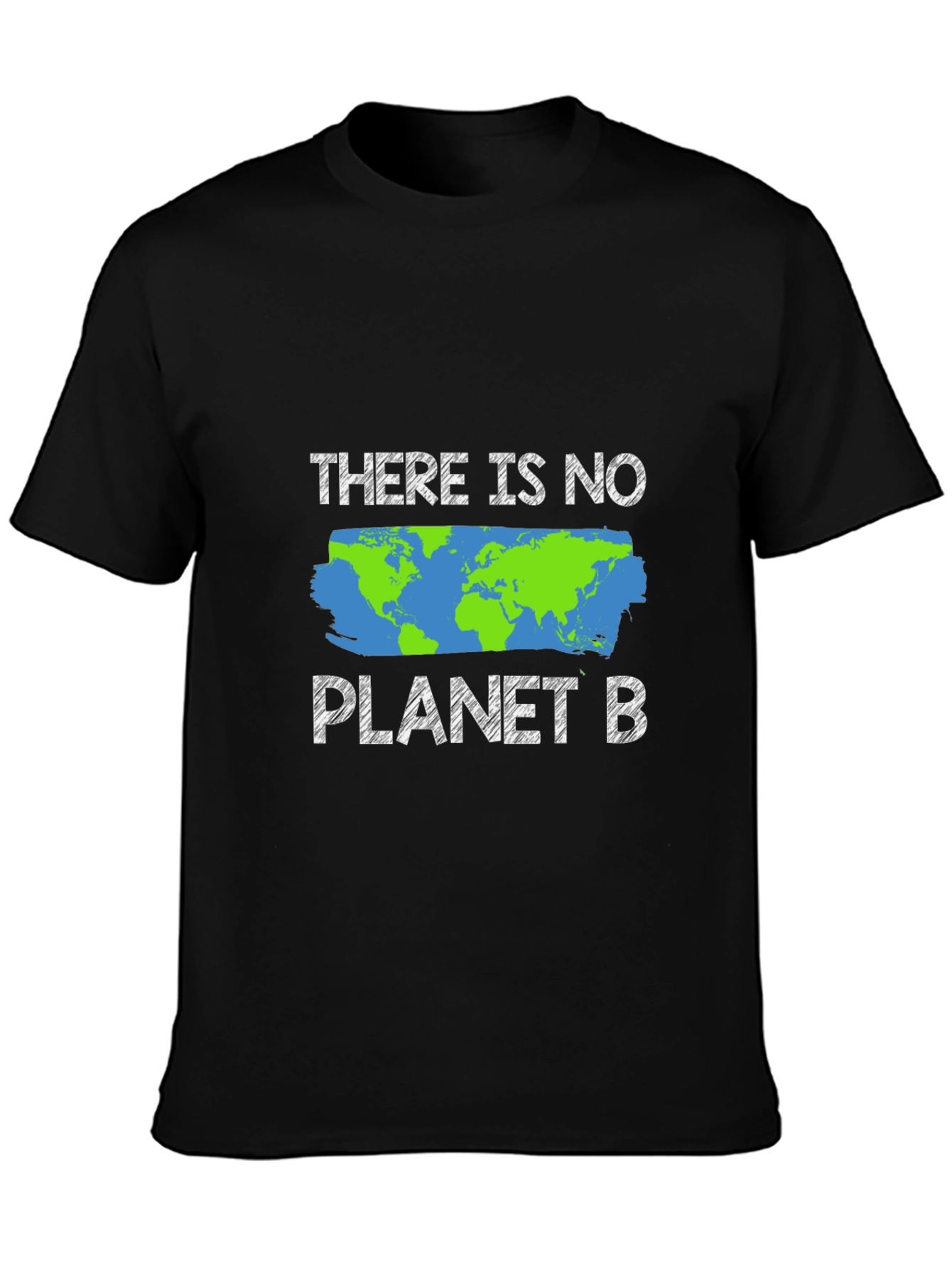 Black There Is No Planet B Graphic Tee view 3