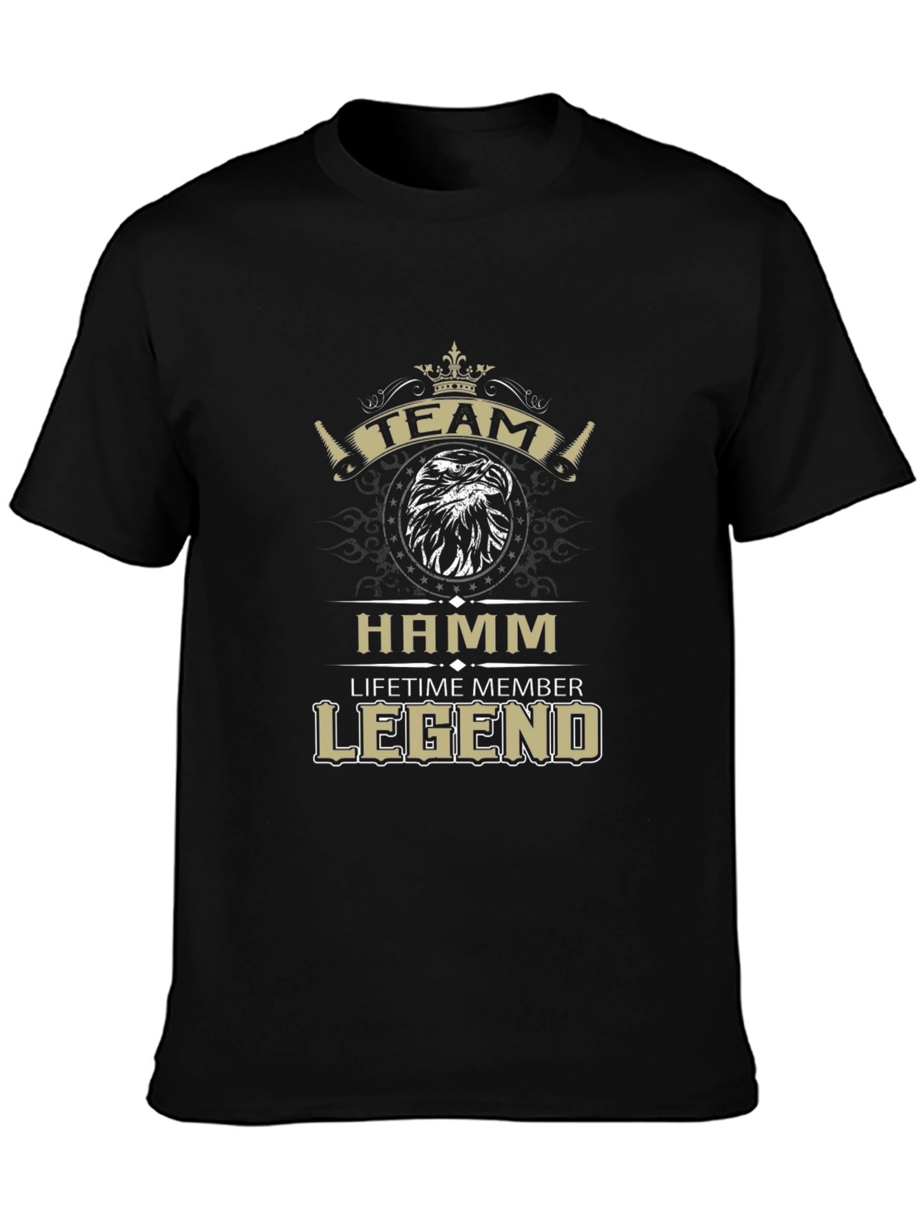 Black Team Hamm Legend T-Shirt - Lifetime Member view 3