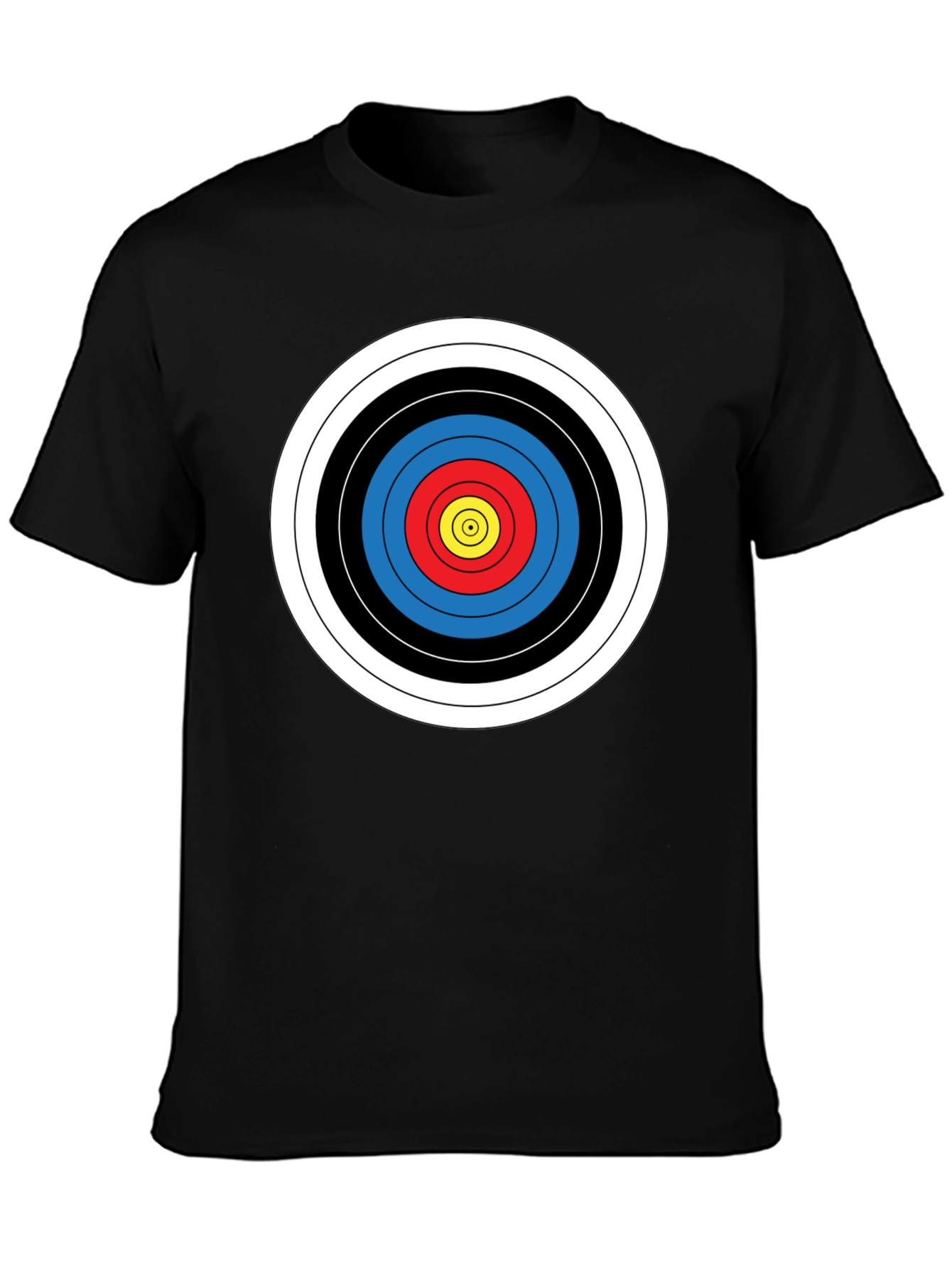 Black Target Bullseye Graphic Tee - Archer's Choice view 3