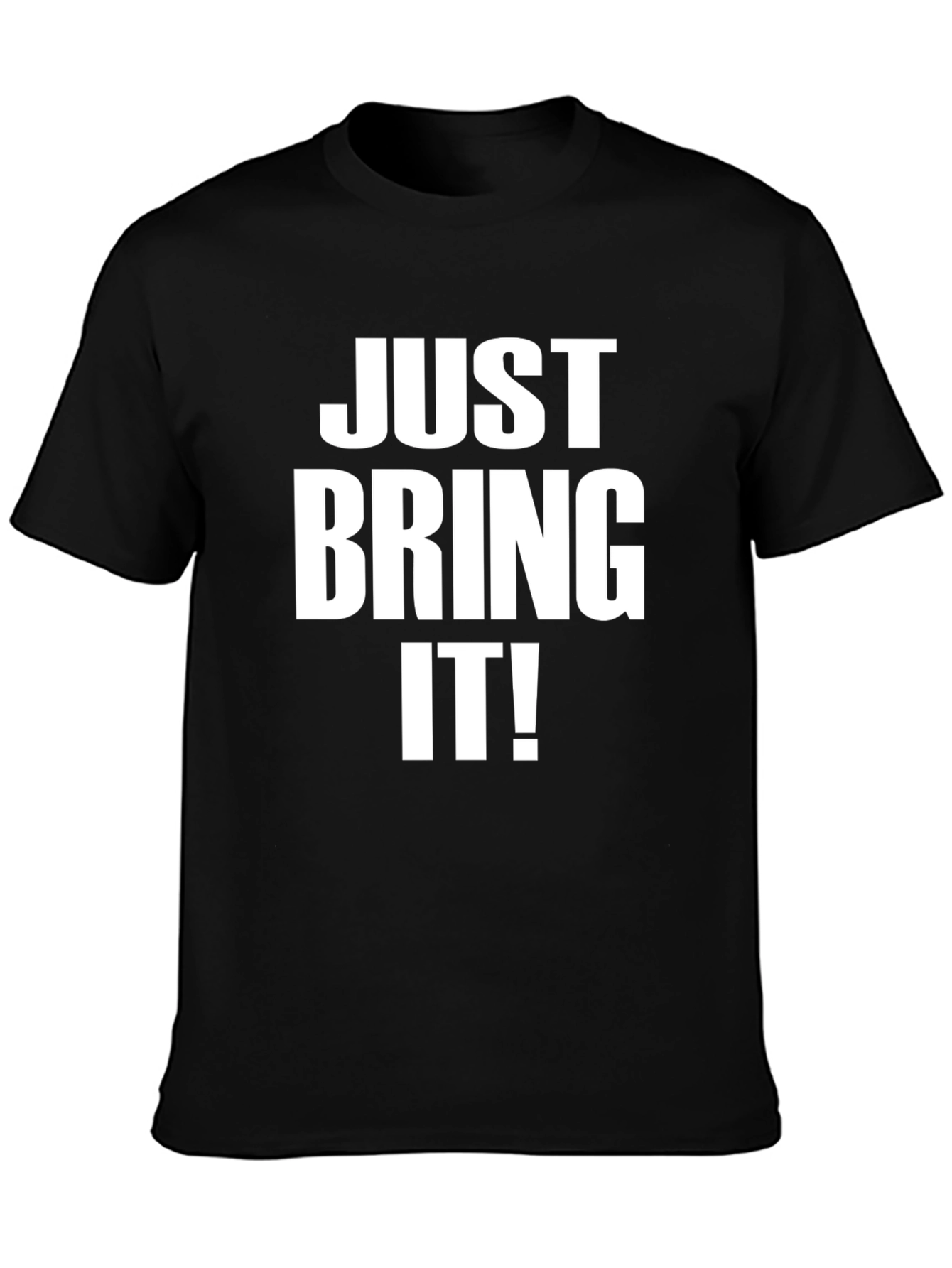Black Just Bring It! Black Graphic Tee view 3