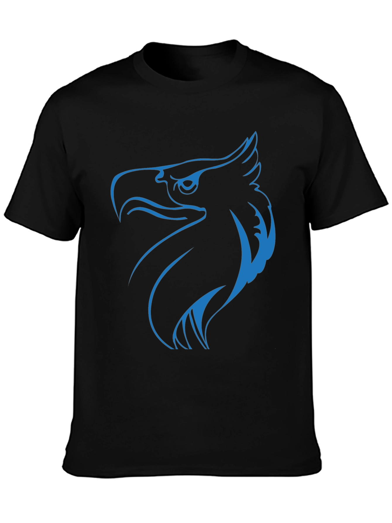 Black Eagle Graphic Tee - Black Short Sleeve T-Shirt view 3