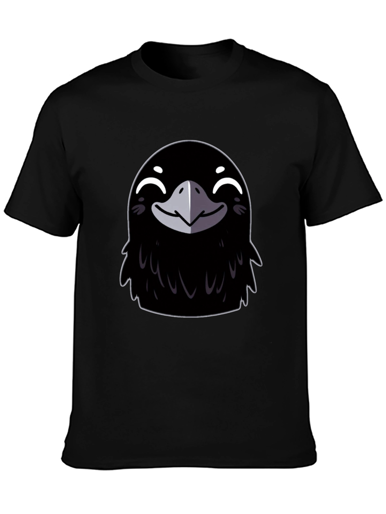 Black Crow Graphic Tee - Men's Black T-Shirt view 3