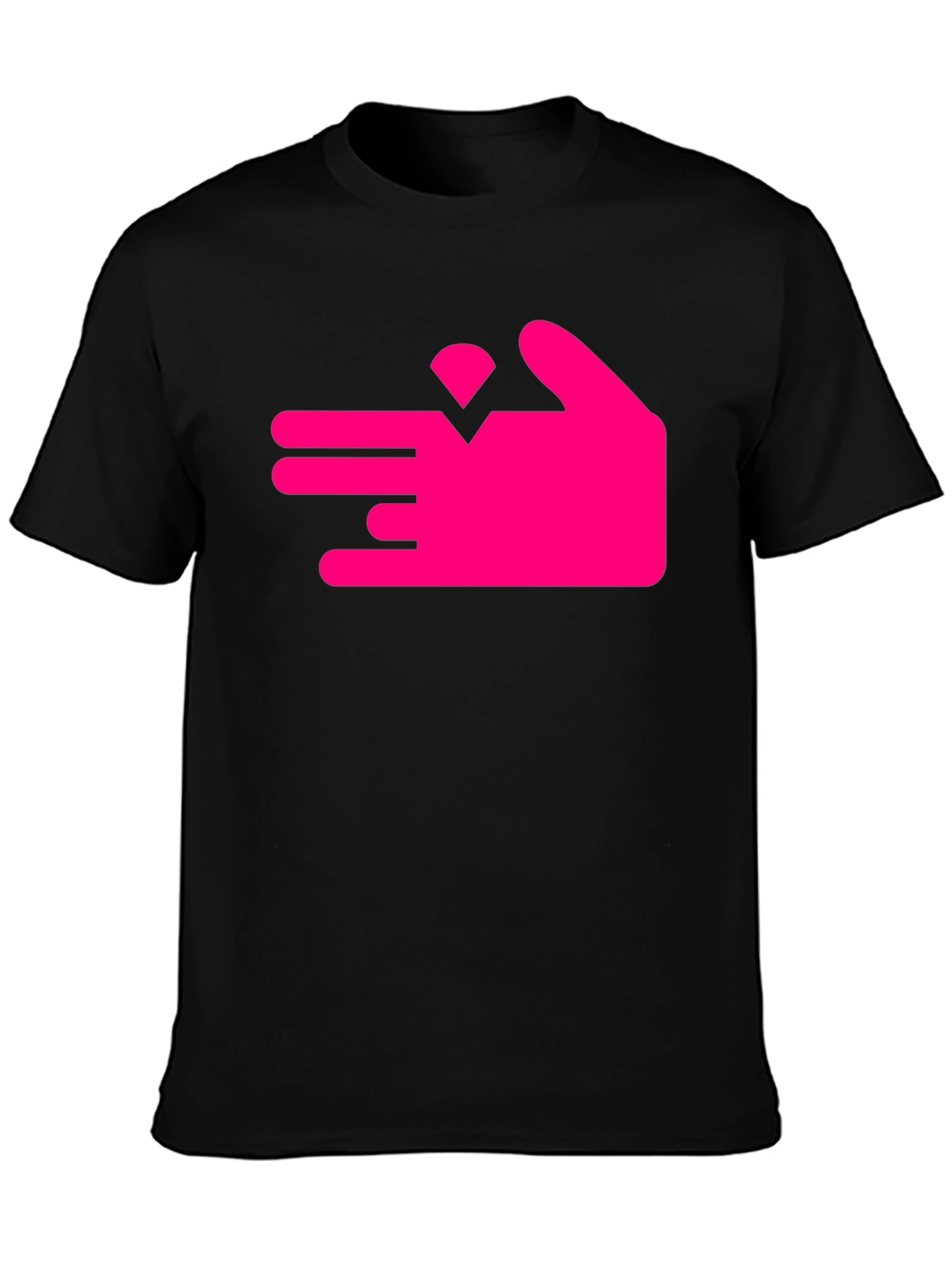 Abstract Hand Diamond Graphic Tee - Bold Design, Modern Style - 3