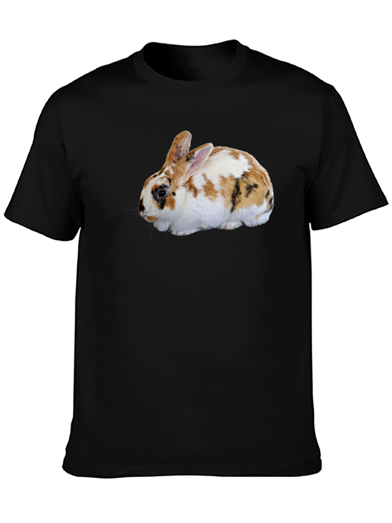 Black Rabbit Graphic Tee - Cute Pet T-Shirt view 3