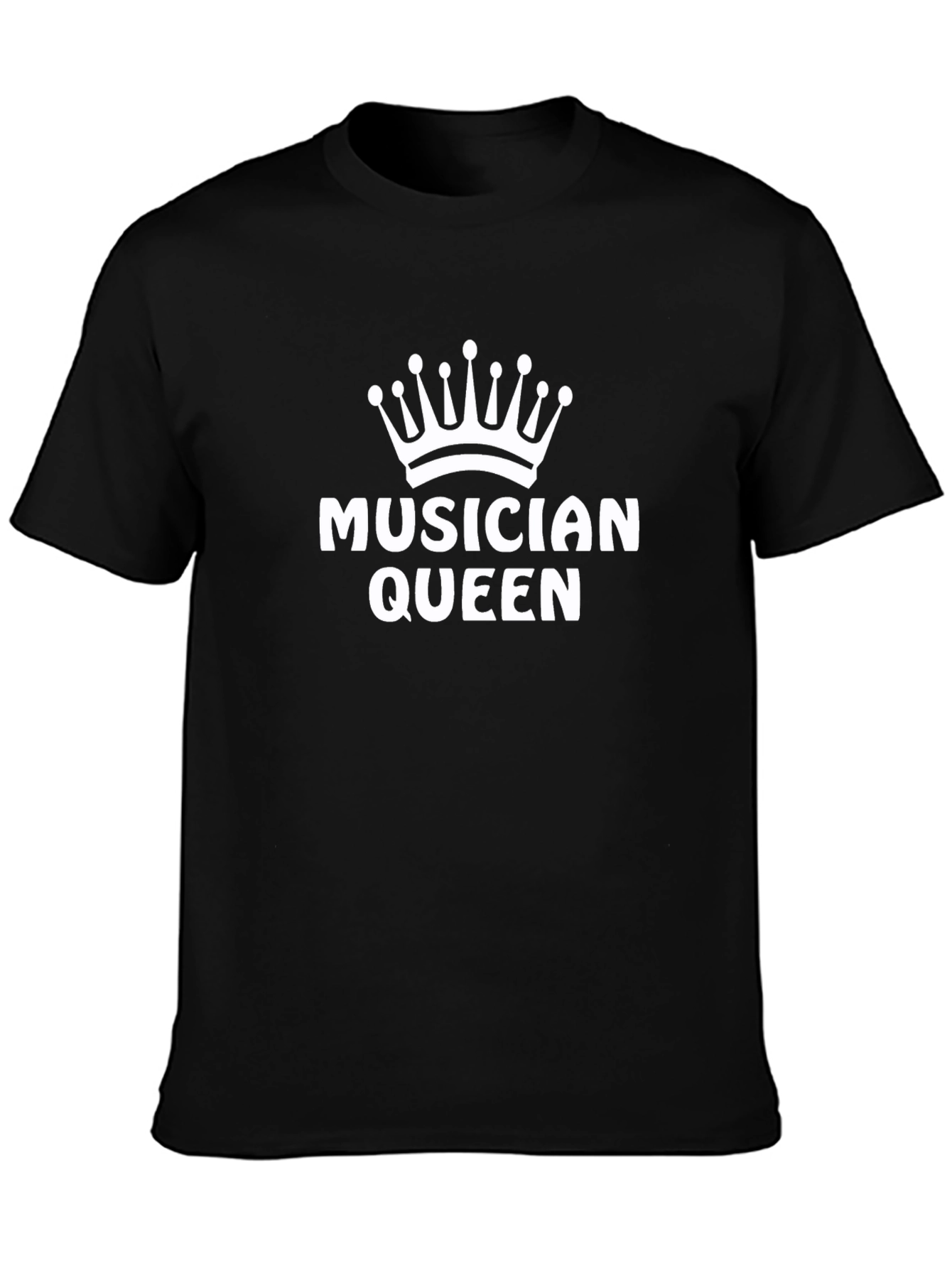 Black Musician Queen Graphic T-Shirt - Stylish Music Lover Tee view 3