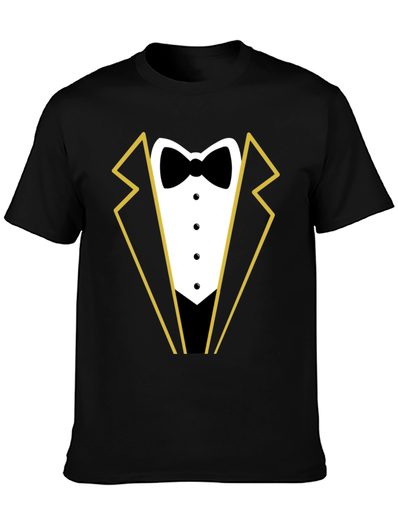 Black Tuxedo Graphic Tee - Formal Fun! view 3