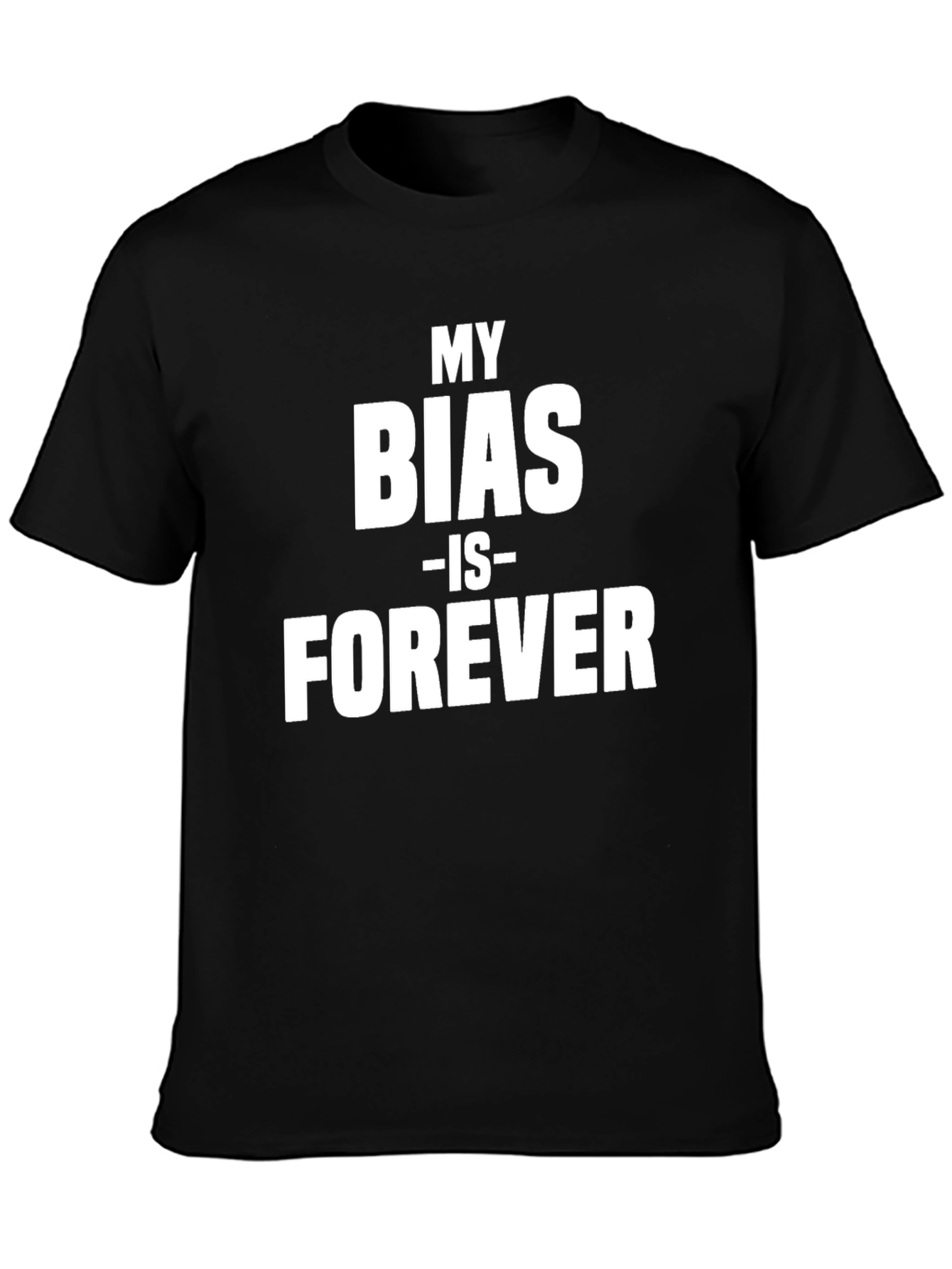 Black My Bias is Forever Graphic Tee view 3