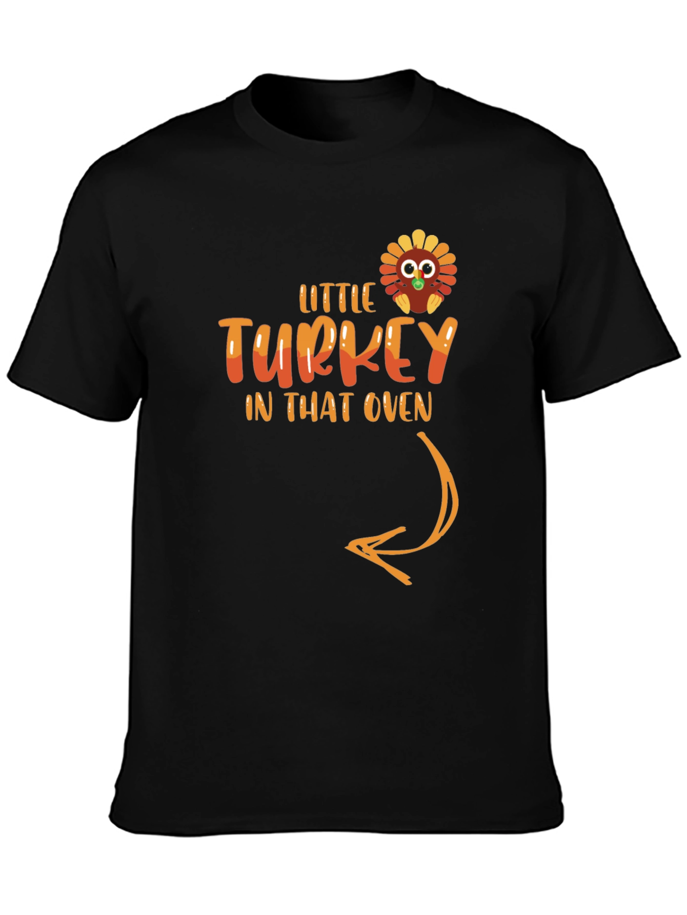 Little Turkey Pregnancy Announcement T-Shirt - 3