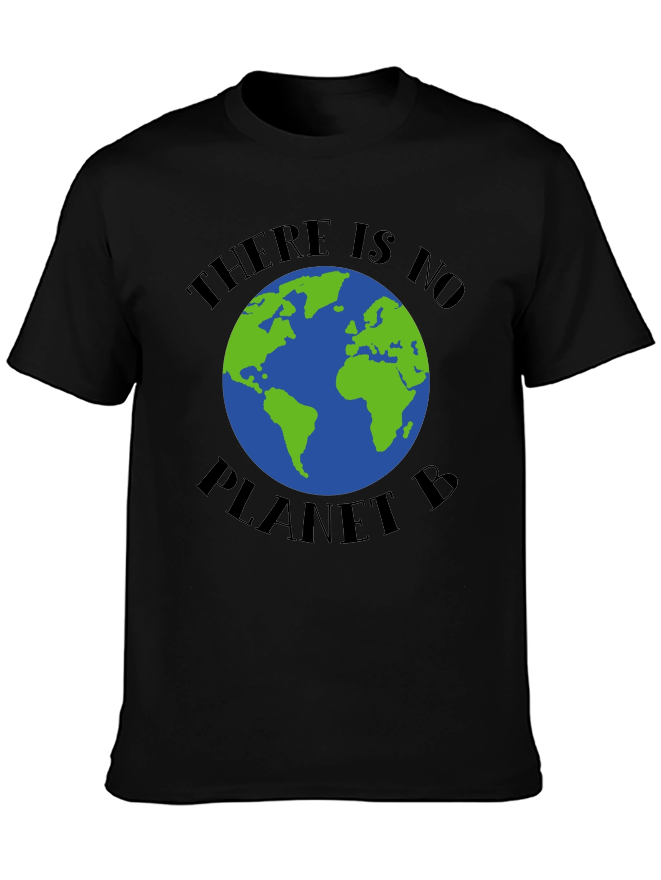 Black There is No Planet B Graphic T-Shirt view 3