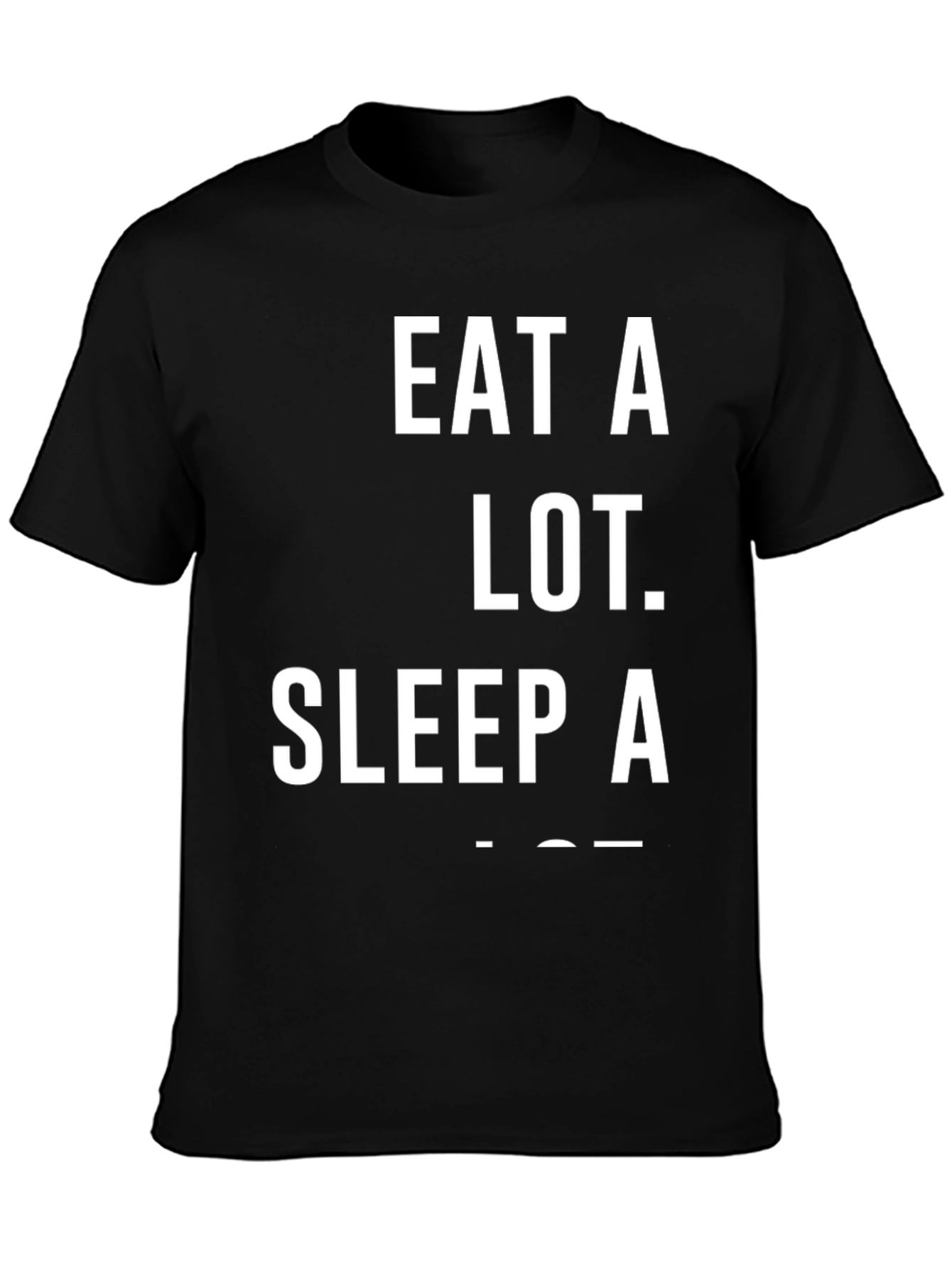 Black Eat, Sleep, Game Black Graphic Tee view 3