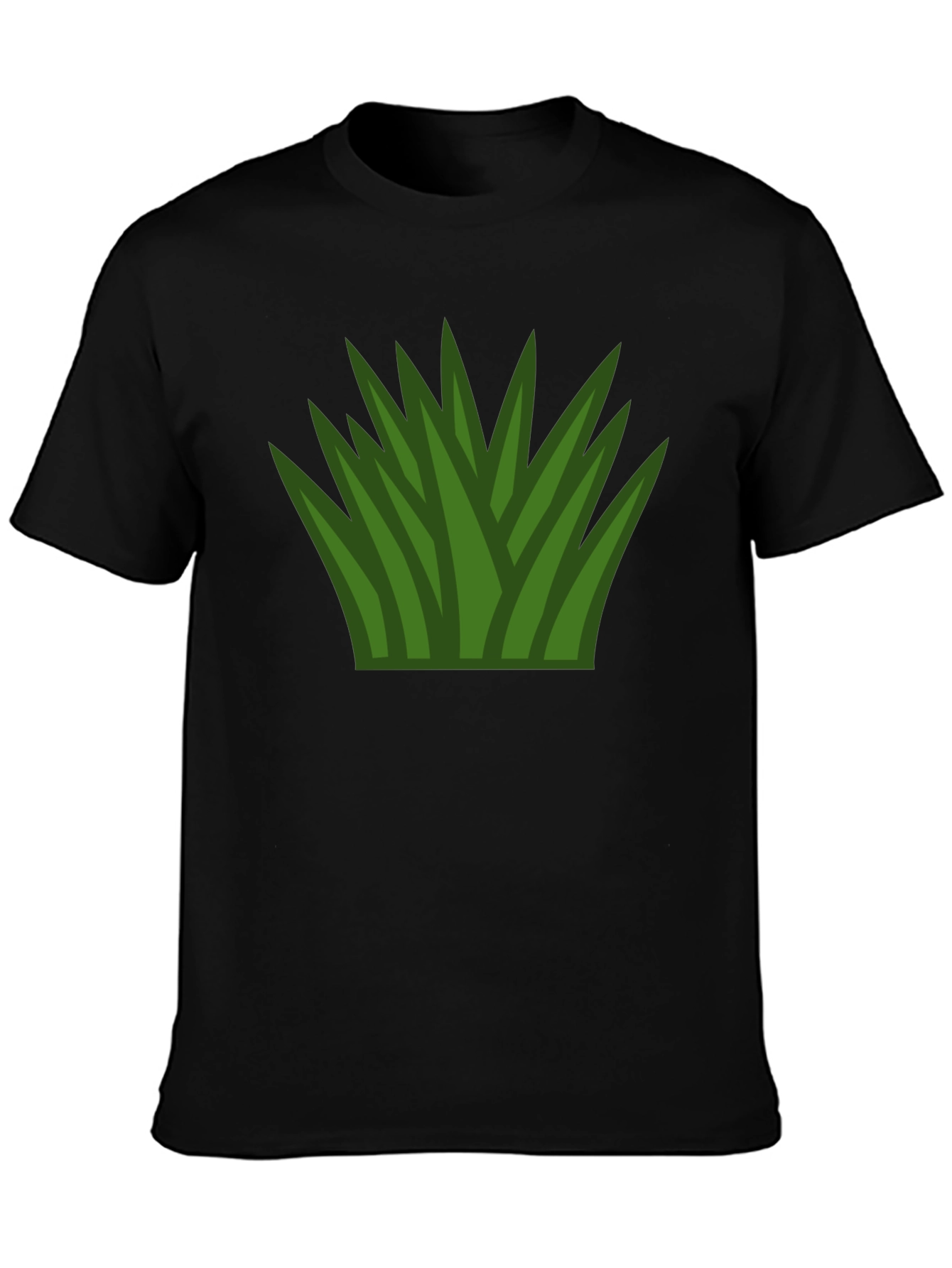 Black Grass Graphic Black T-Shirt view 3