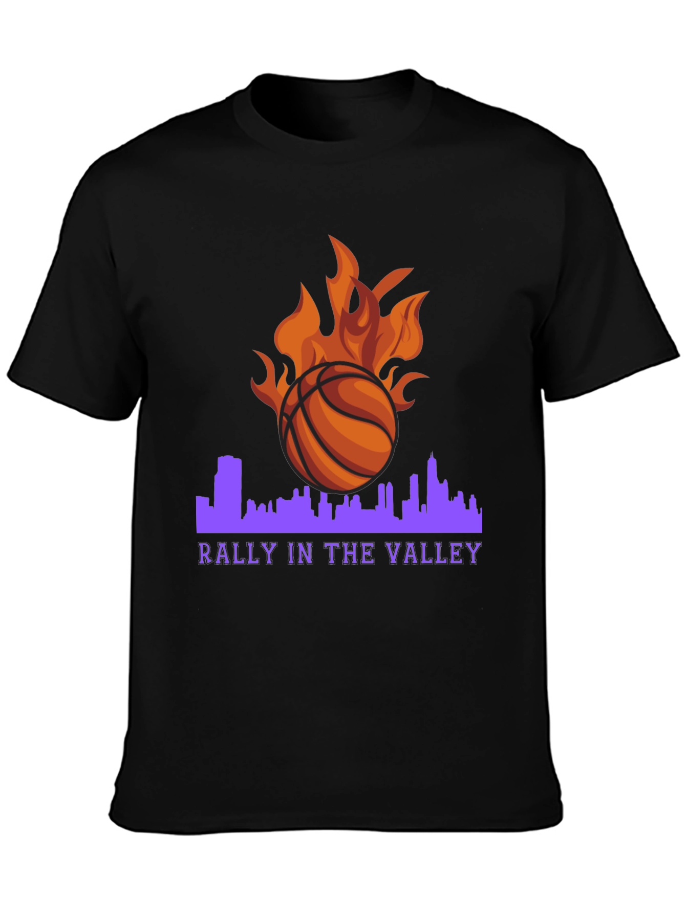 Rally in the Valley T-Shirt - Phoenix Basketball Fan Tee - 3