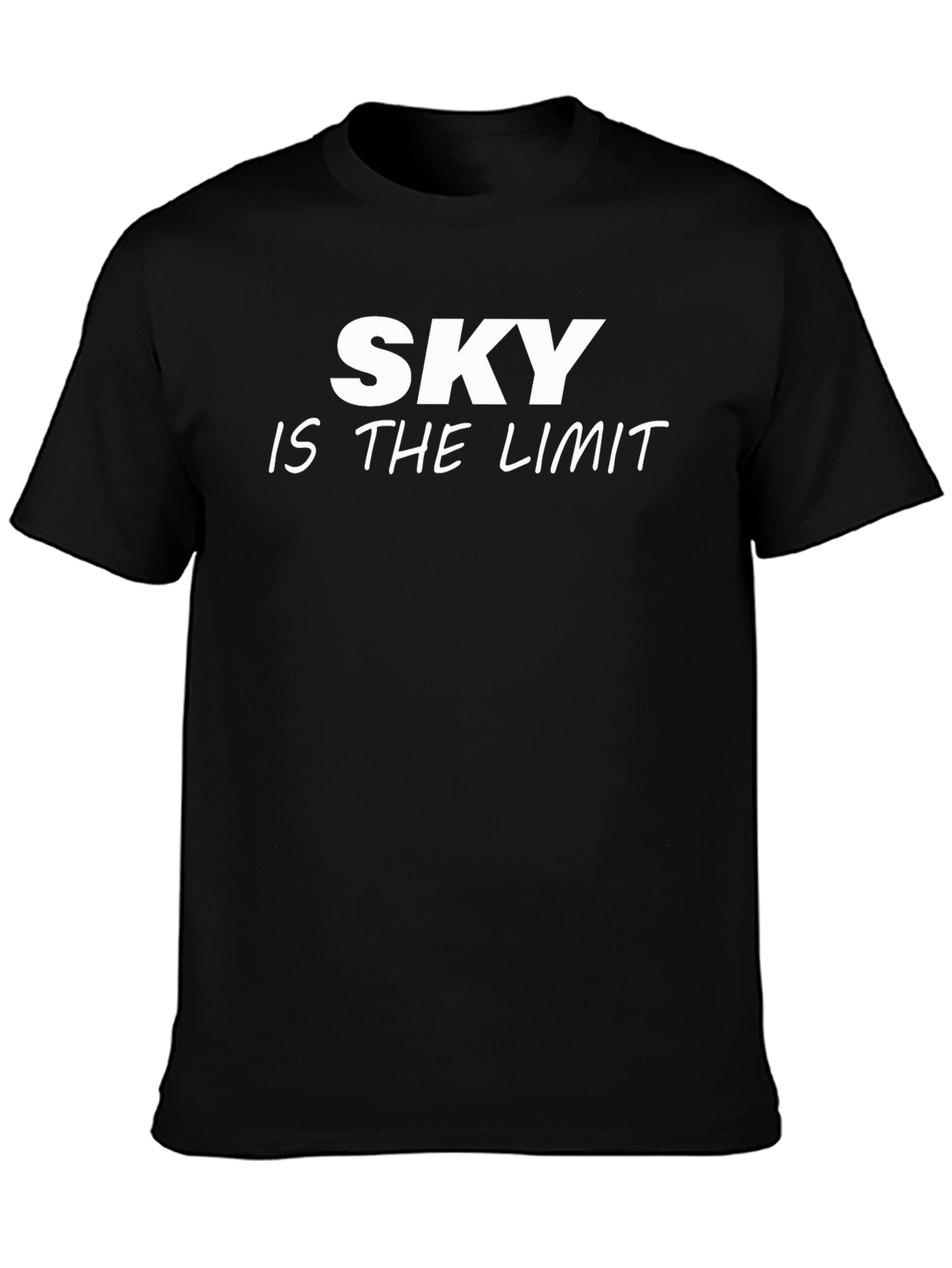 Black Sky is the Limit Black Graphic Tee view 3