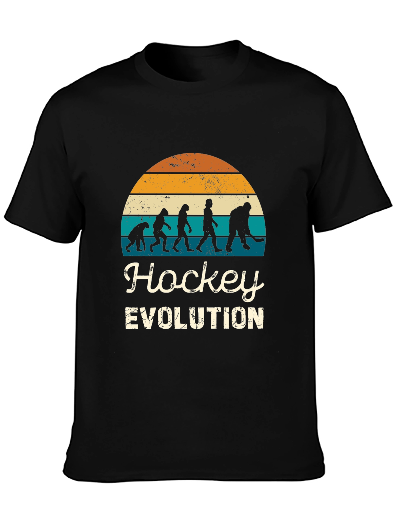 Black Hockey Evolution T-Shirt view 3