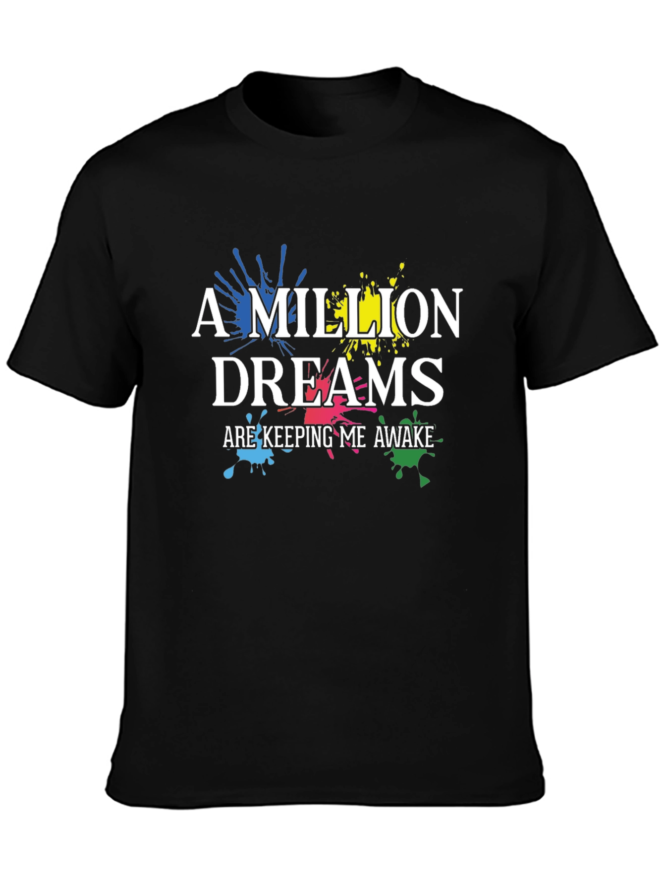 Black A Million Dreams Graphic T-Shirt - Black view 3
