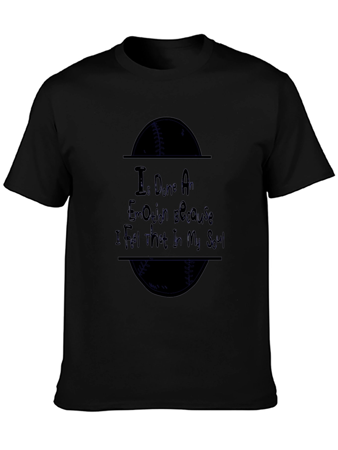 Black I Done An Emotion Graphic Tee view 3