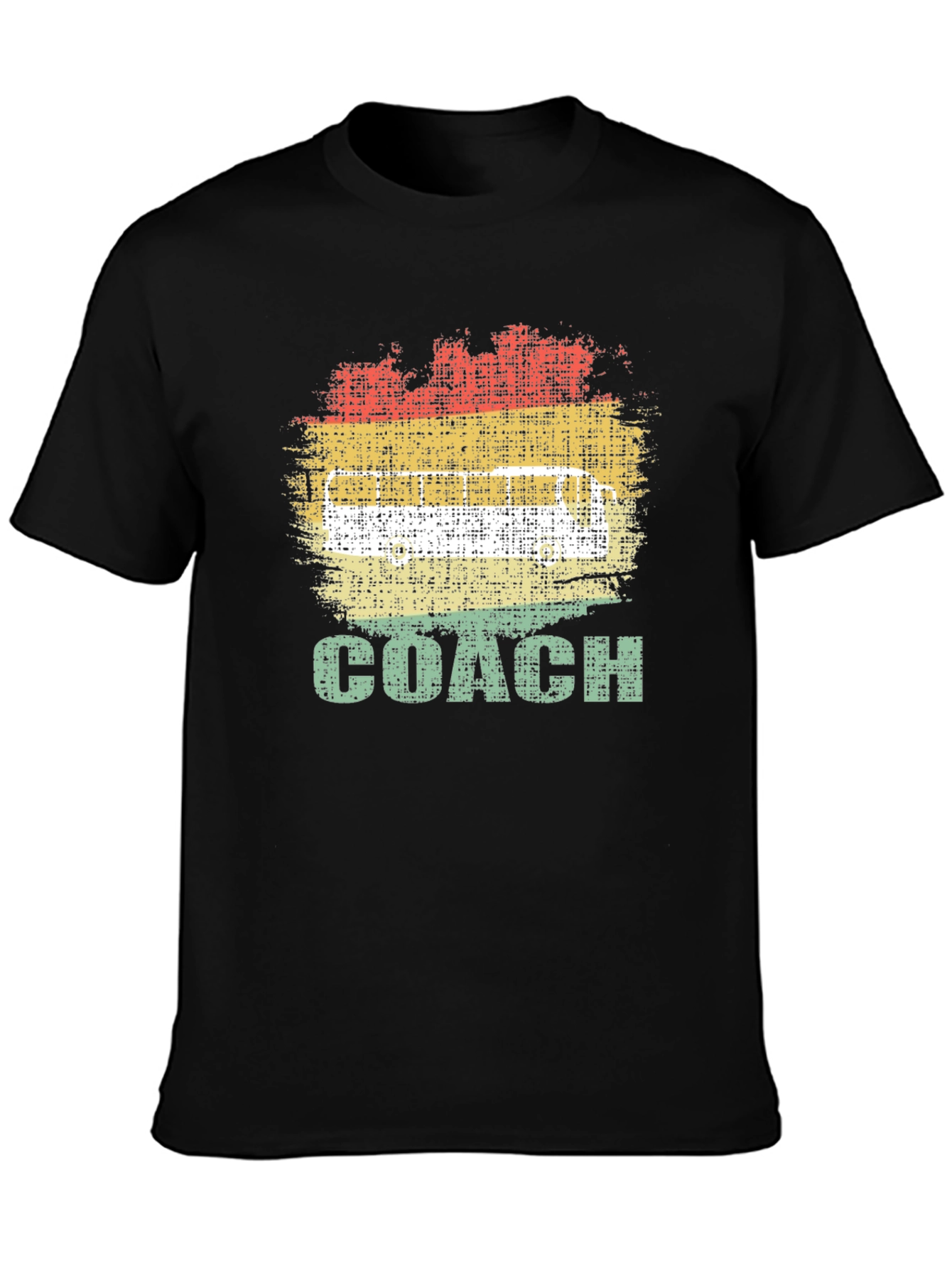 Black Retro Coach T-Shirt view 3