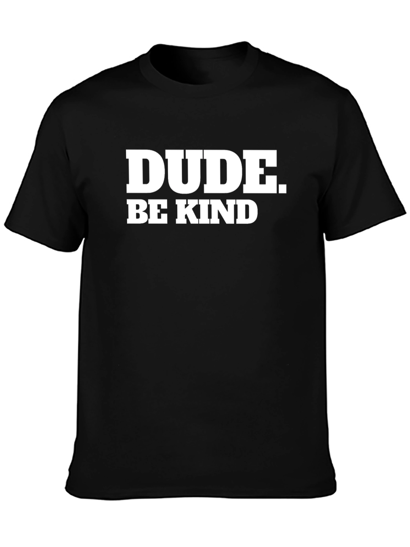 Black Dude Be Kind Graphic Tee - Stylish Comfort view 3