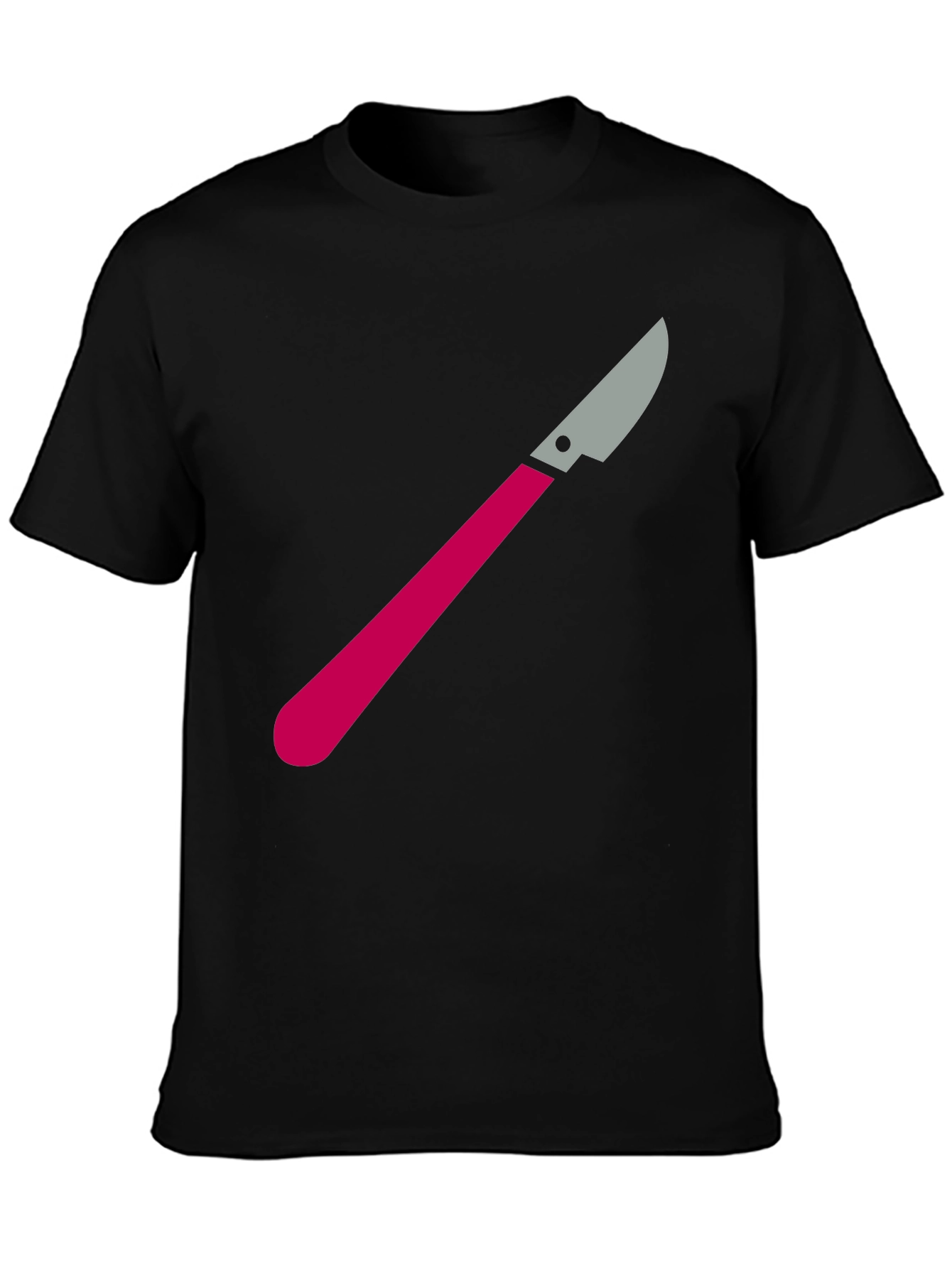 Black Scalpel Graphic Tee - Medical Humor T-Shirt view 3