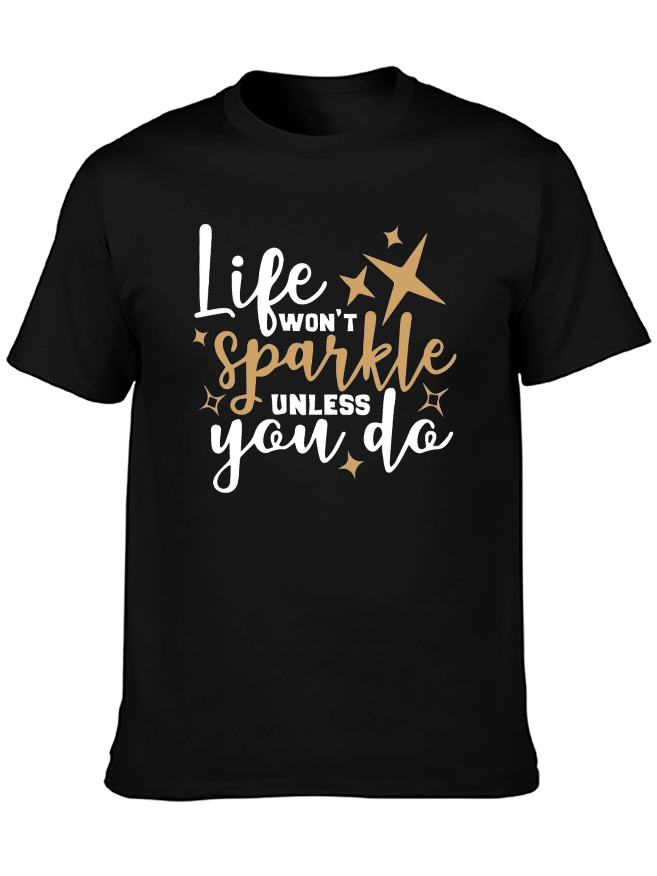 Black Life Won't Sparkle T-Shirt view 3