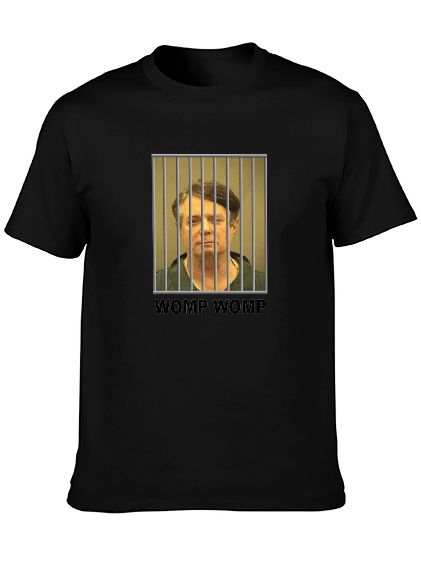 Black Womp Womp Prisoner Graphic Tee view 3