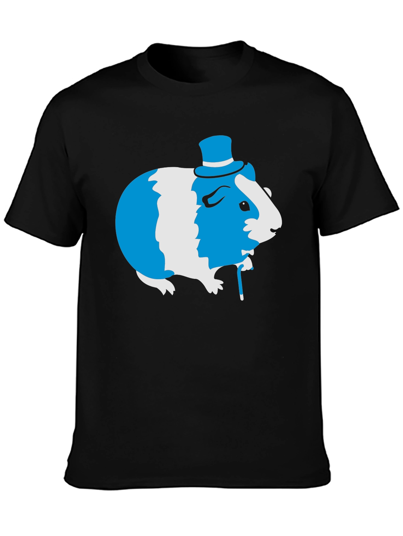 Guinea Pig Top Hat Tee - Unique Graphic T-Shirt - 3