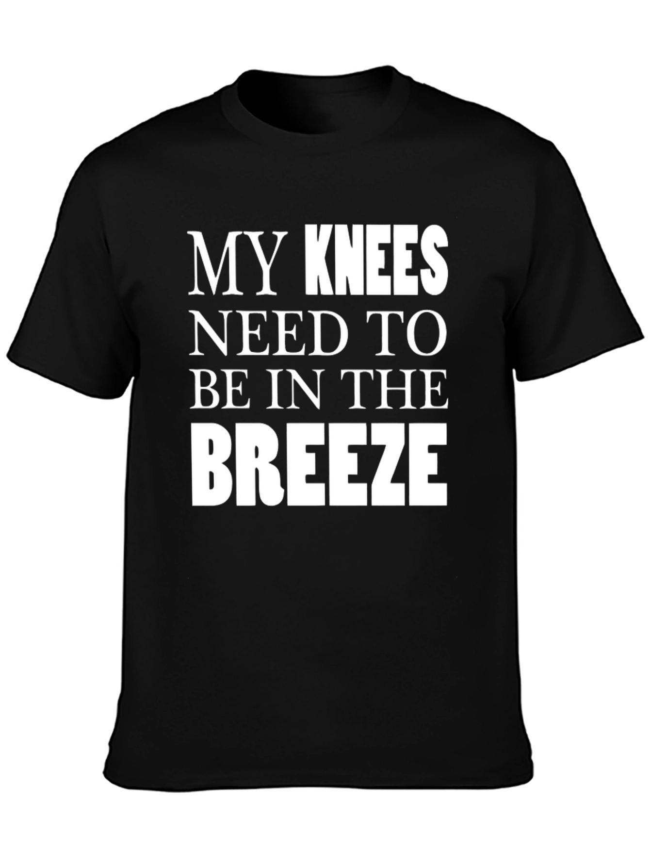 Black Knees in the Breeze Graphic Tee view 3