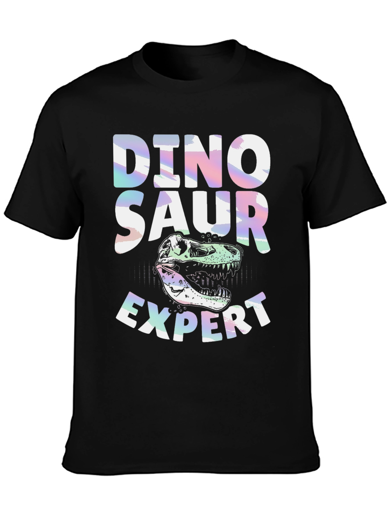 Black Dino Expert Graphic Tee view 3