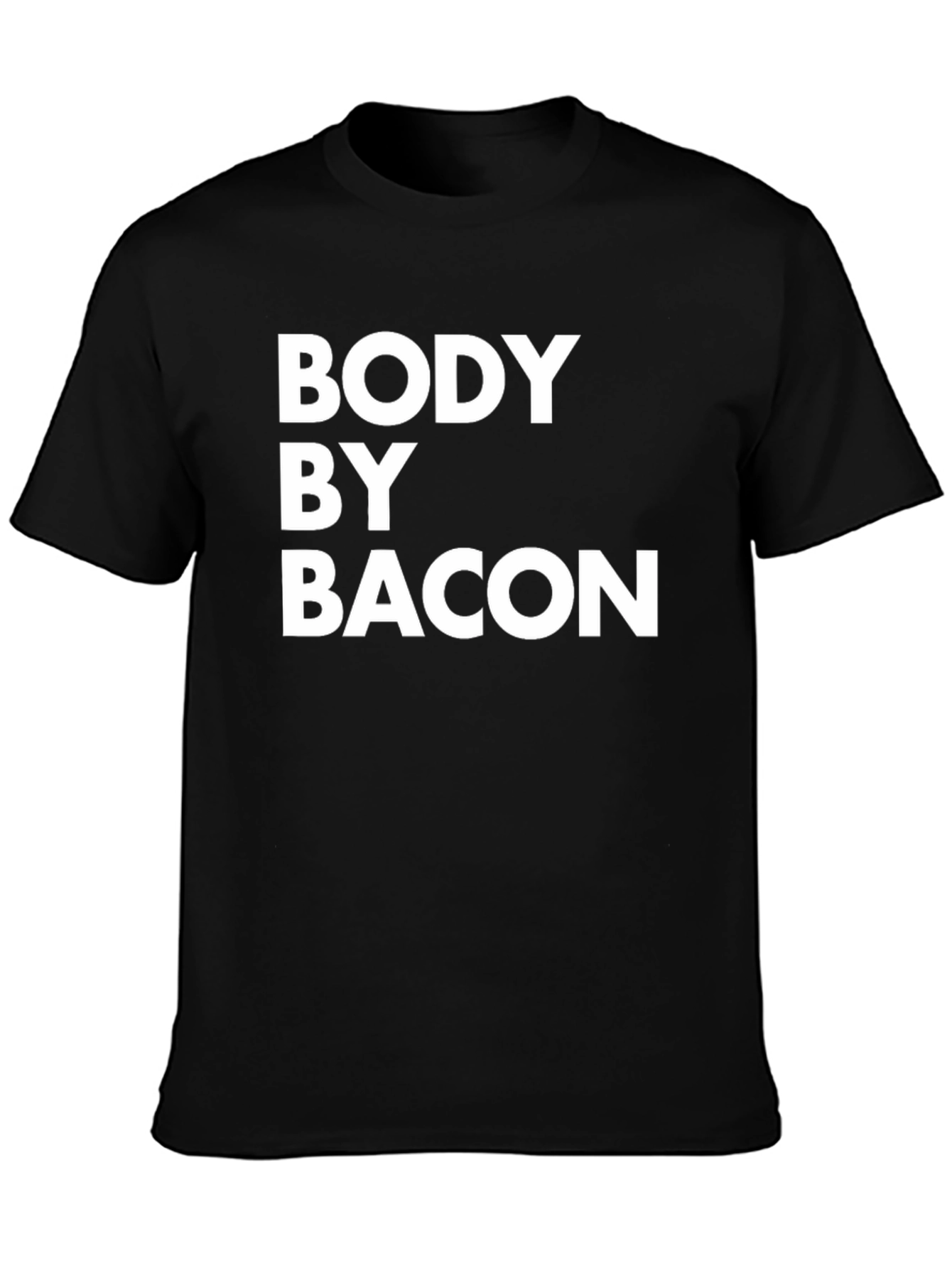 Black Body By Bacon T-Shirt - Funny Foodie Tee view 3
