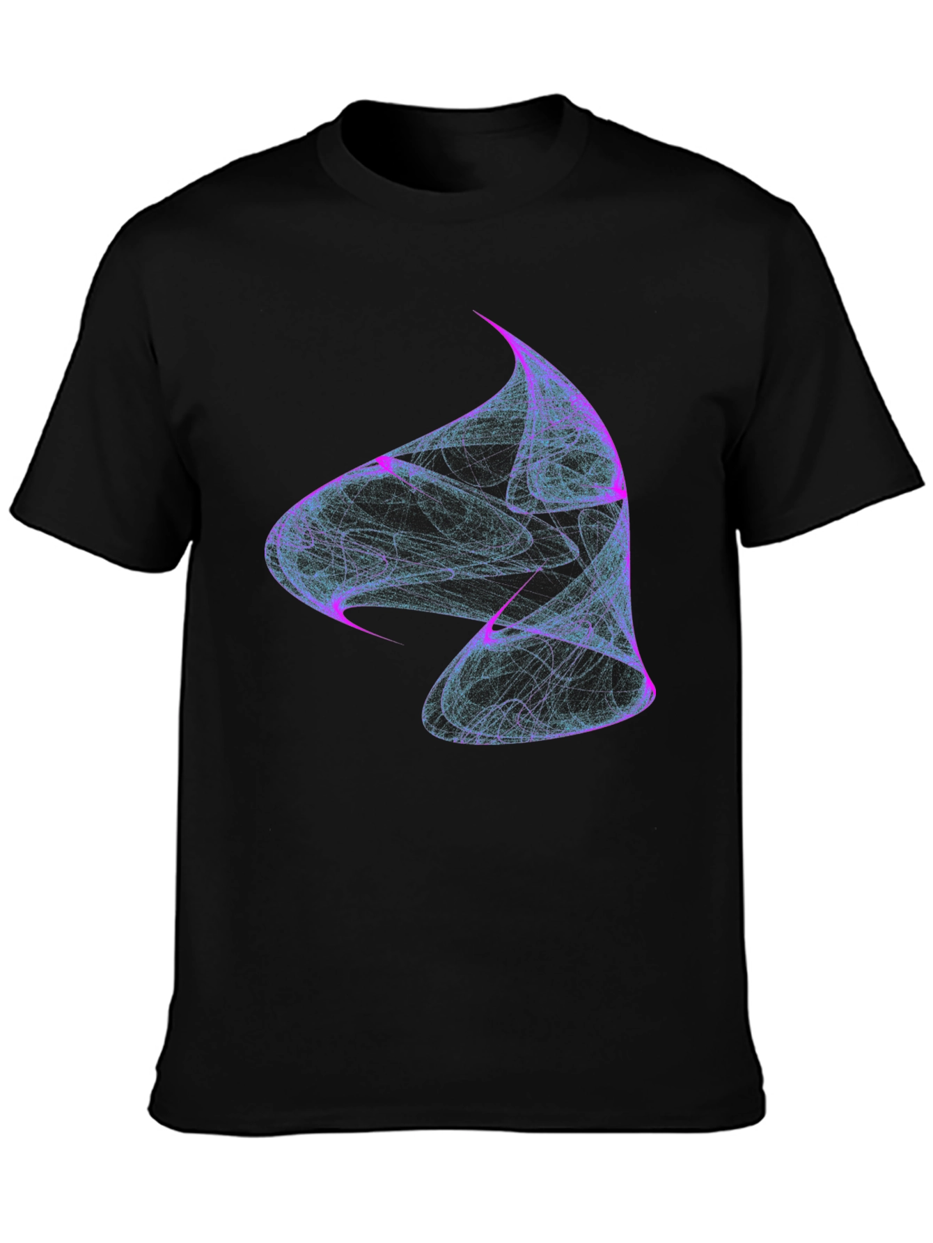 Abstract Swirl Tee - Modern Graphic Print - 3