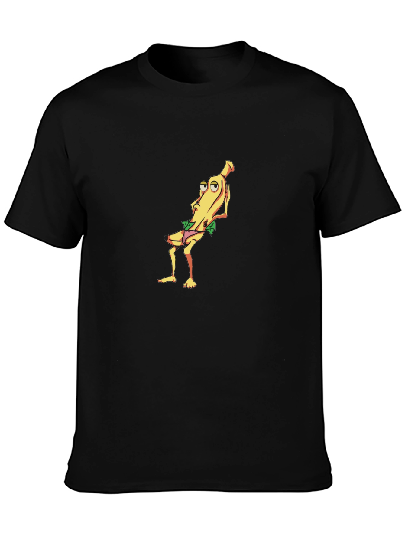 Black Banana Man Graphic T-Shirt view 3