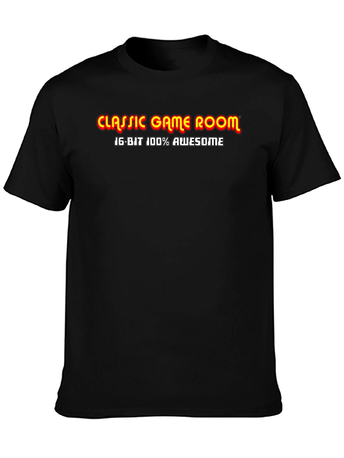 Black Classic Game Room 16-Bit Awesome Graphic Tee view 3