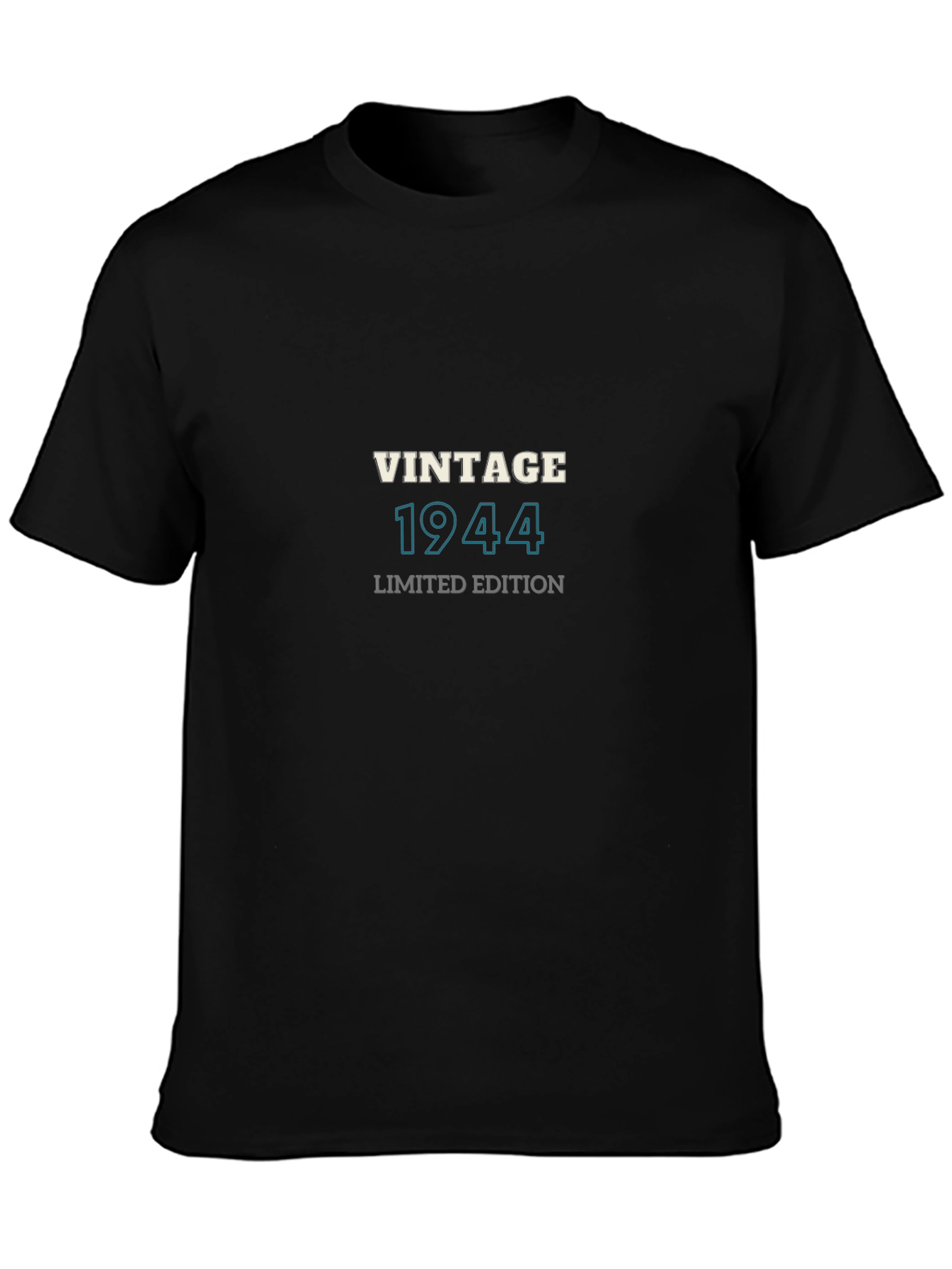 Black Vintage 1944 Limited Edition Black T-Shirt view 3