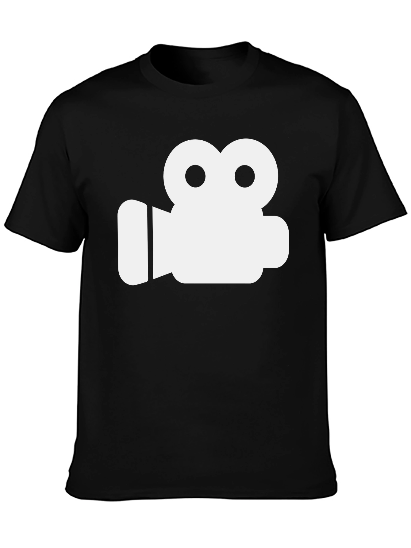 Black Retro Camera Graphic Tee - Classic Film Style! view 3