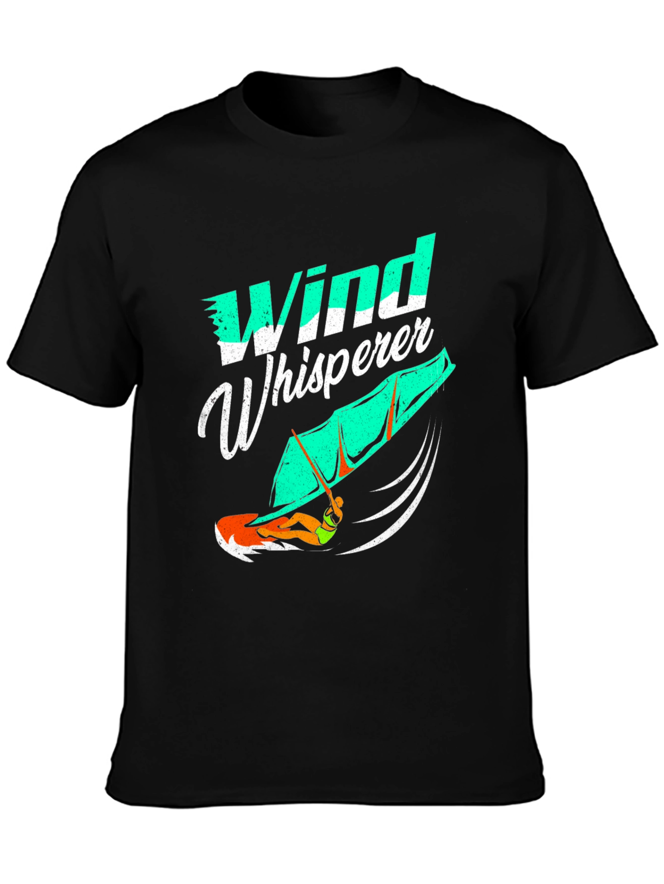 Black Wind Whisperer Graphic Tee view 3