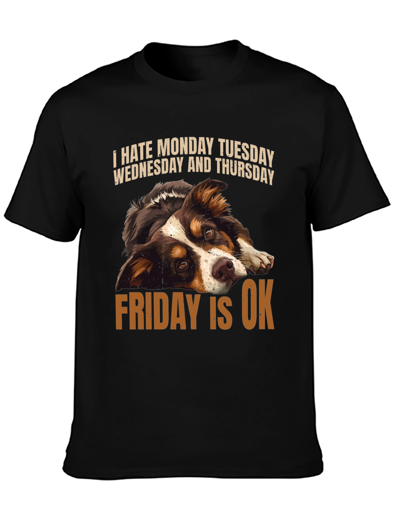 Funny Dog Days of the Week T-Shirt - 3