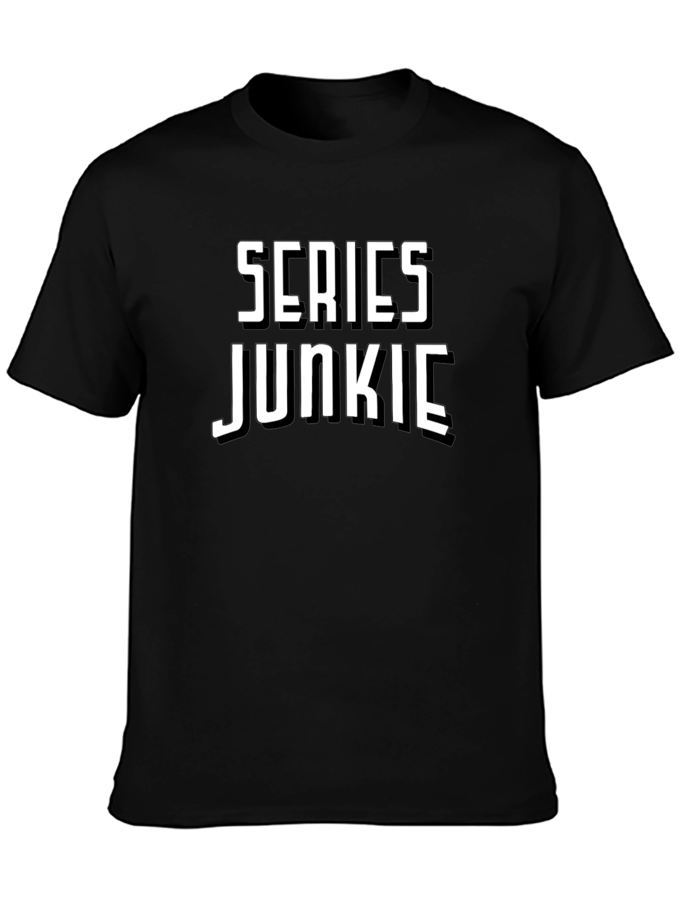 Series Junkie Black T-Shirt - Novelty Tee - 3