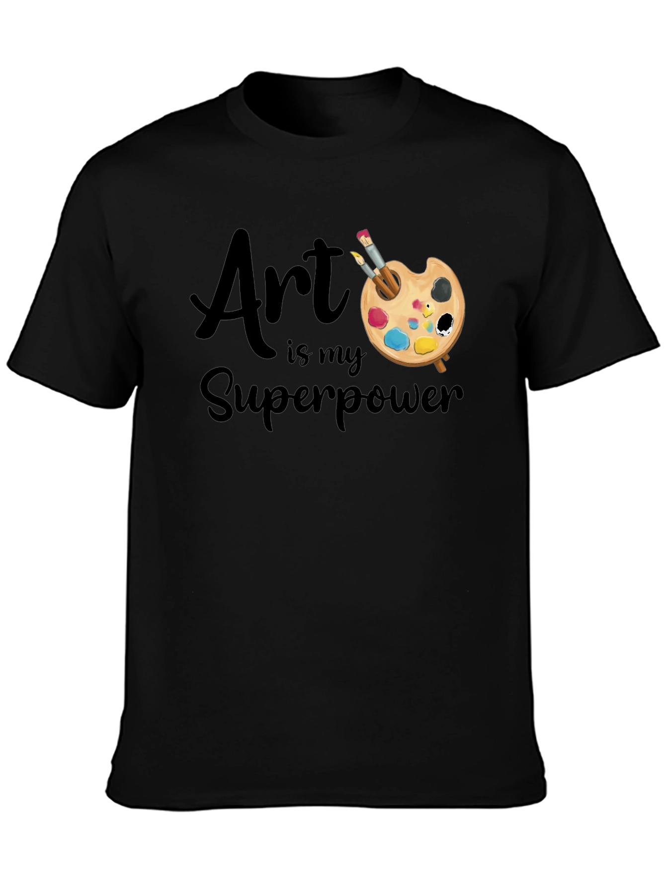 Black Art is My Superpower Graphic Tee view 3