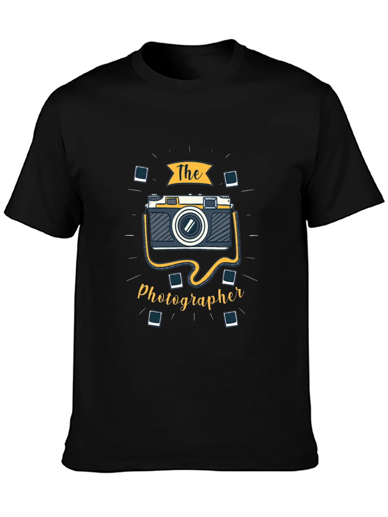 Black The Photographer Graphic T-Shirt - Black view 3